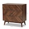 Baxton Studio Hartman Mid-Century Walnut Brown Finished Wood 3-Drawer Storage Chest 193-11720-ZORO - alternate 10